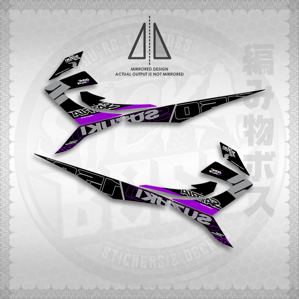 STICKER DECALS for RAIDER REBORN CARB 150 (RRCGPMA) By STICKABOSS (SOFIE LAMINATED WATERPROOF)