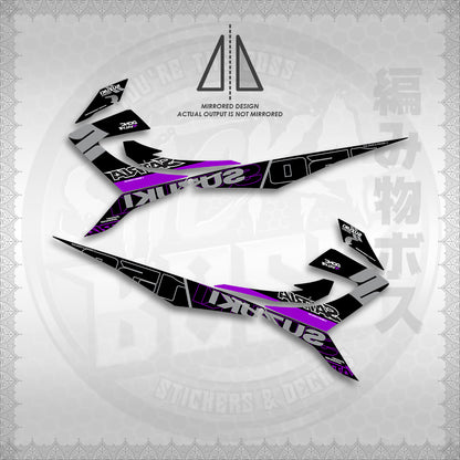 STICKER DECALS for RAIDER REBORN CARB 150 (RRCGPMA) By STICKABOSS (SOFIE LAMINATED WATERPROOF)