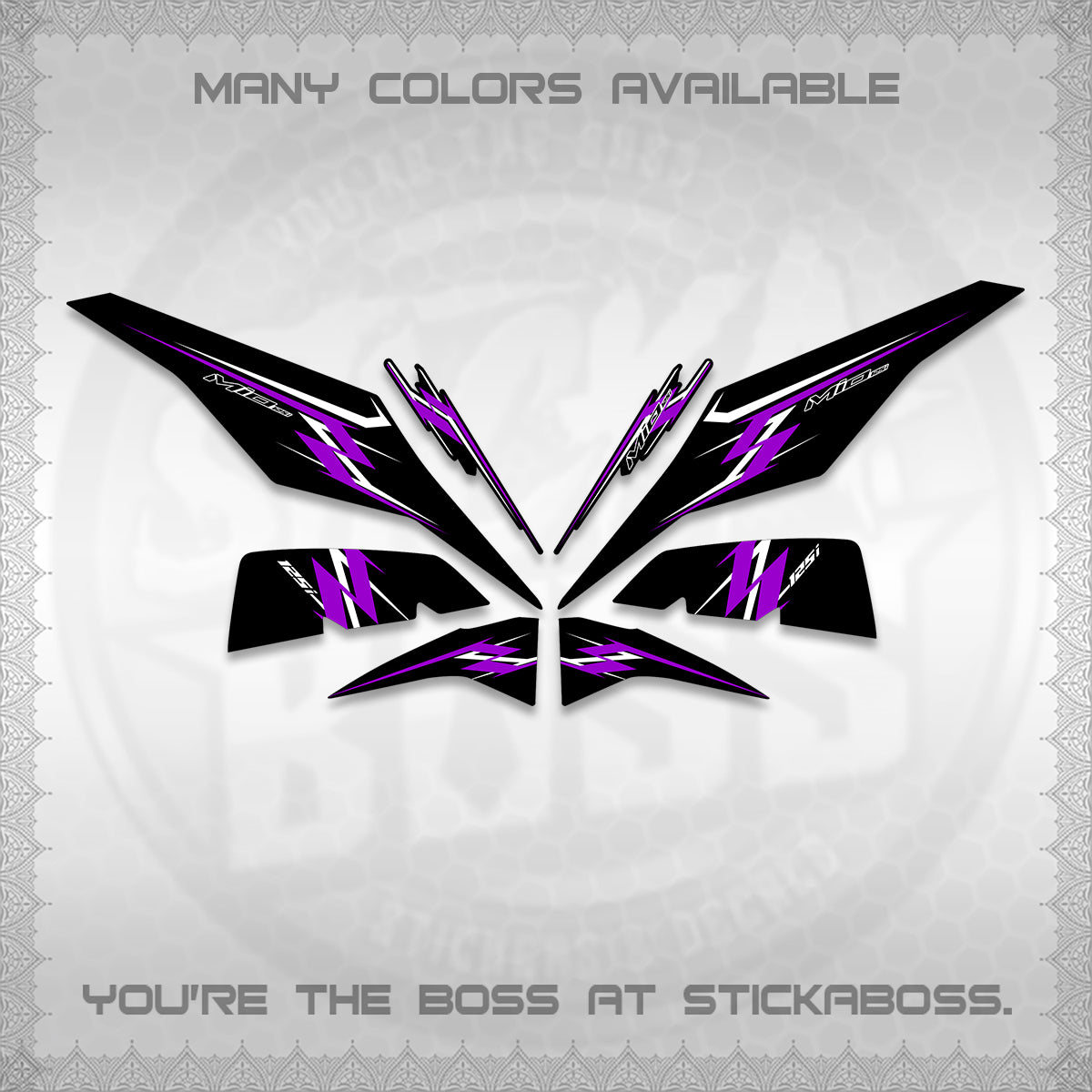 MIO I 125 M3 INDO DECALS (A25 VARIASI) STICKER DECALS By STICKABOSS