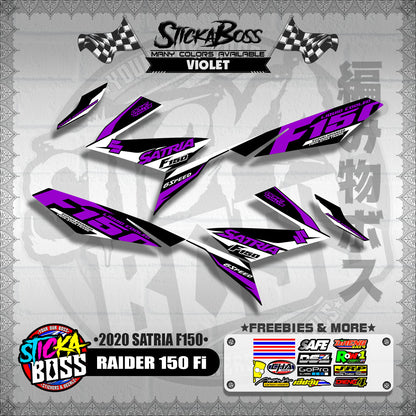 RAIDER 150 Fi DECALS ( 2020 SATRIA F150 )【WITH FREEBIES】