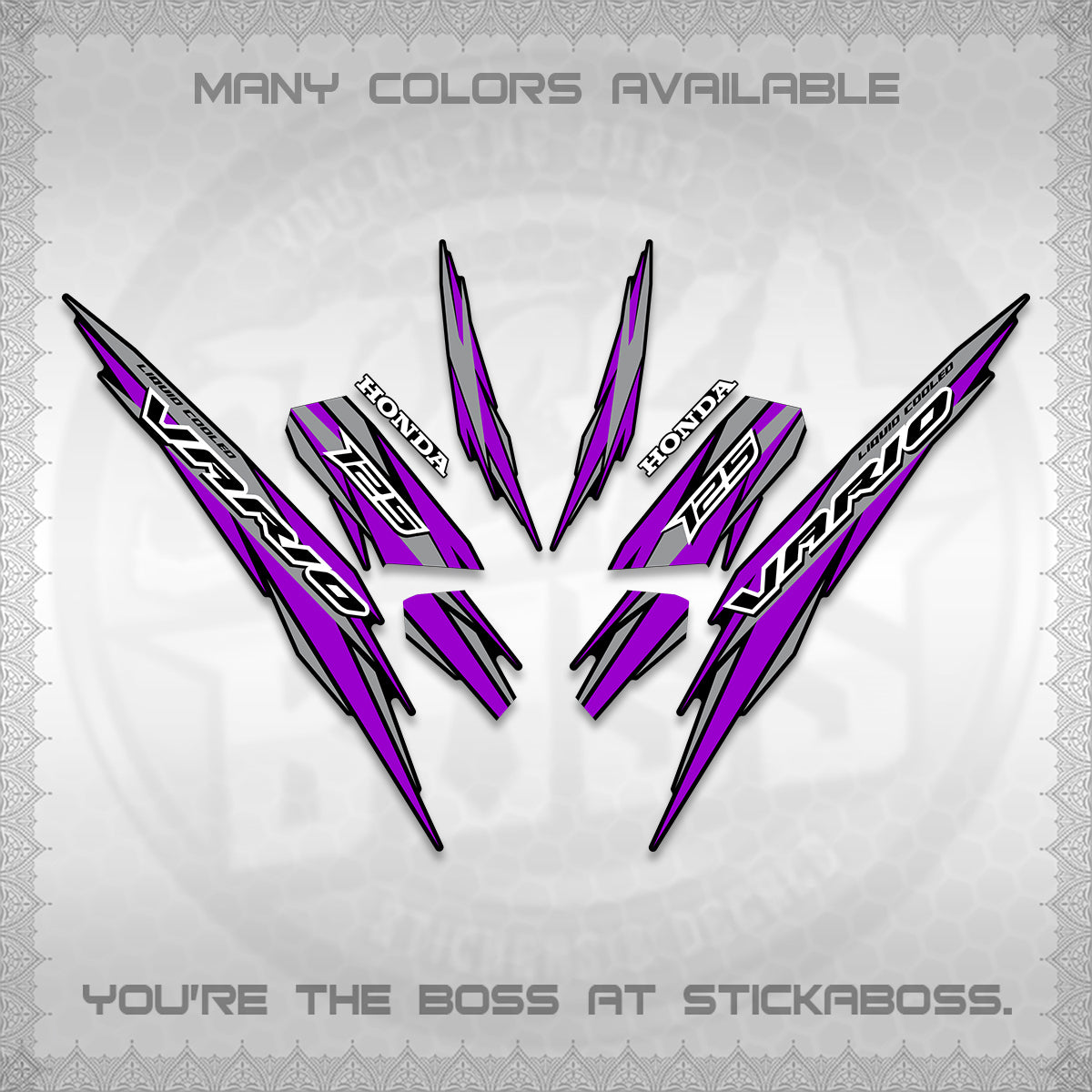 CLICK 125 V3 INDO DECALS (2024 SV 22-A1 STYLE) STICKER KITS By STICKABOSS