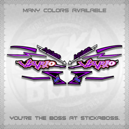 CLICK V2 INDO/MALAY VARIO DECALS (GRAFITY VARIO MOTIF)STICKER DECALS BY STICKABOSS