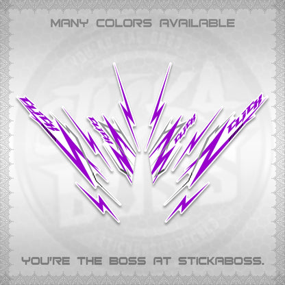 CLICK 125 V2 INDO FOR WHITE DECALS (2024 CL 00-A8 STYLE) STICKER KITS By STICKABOSS