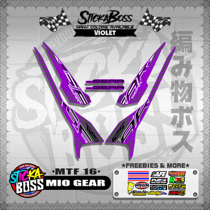 MIO GEAR DECALS ( MTF 16 )【WITH FREEBIES】