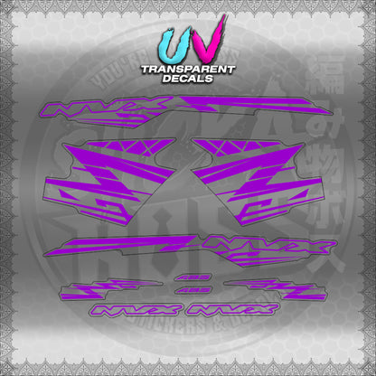 【PREMIUM UV PRINT】TRANSPARENT AEROX V3 ALPHA TURBO INDO (AV314ARV9S)【WITH FREEBIES】