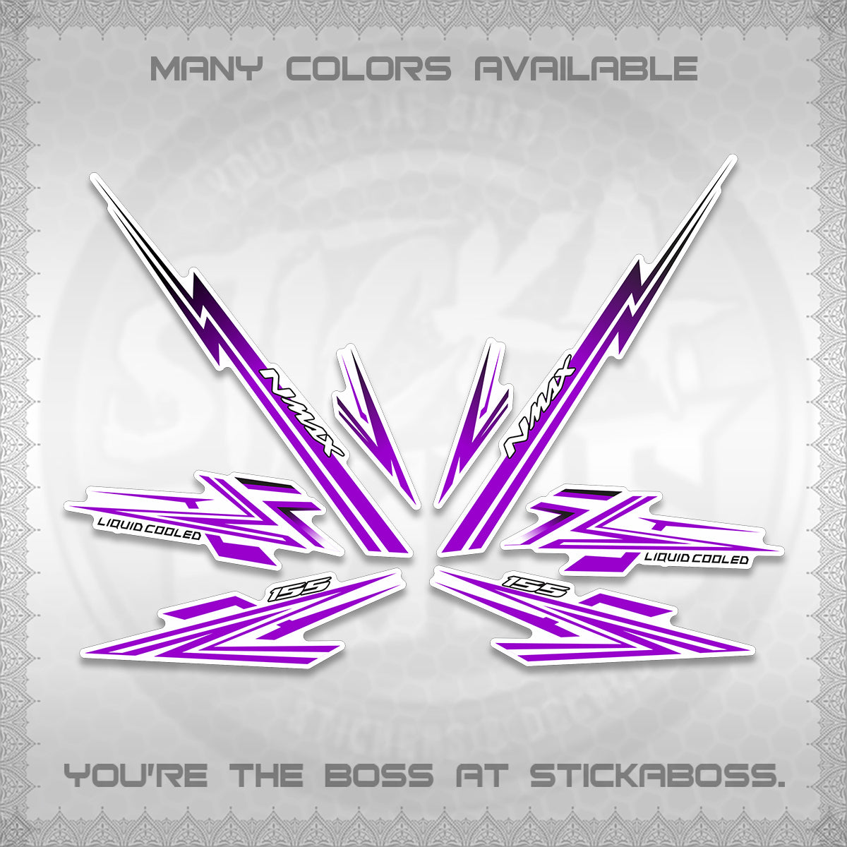 NMAX V2 INDO-MALAY DECALS (MI05 DESIGN) STICKER DECALS BY STICKABOSS (Copy)
