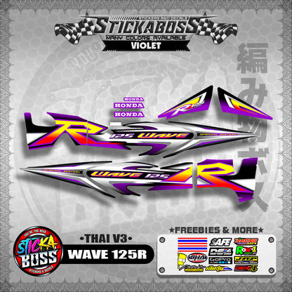 HONDA WAVE 125 R ( THAI V3 ) 【WITH FREEBIES】
