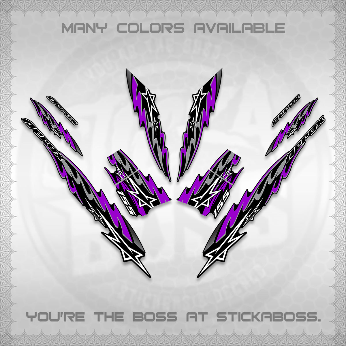 AEROX V2 INDO DECALS (2026 STAR 0001 MOTIF) STICKER KITS By STICKABOSS