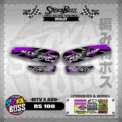 RS 100 DECALS ( MTV X AUN )【WITH FREEBIES】