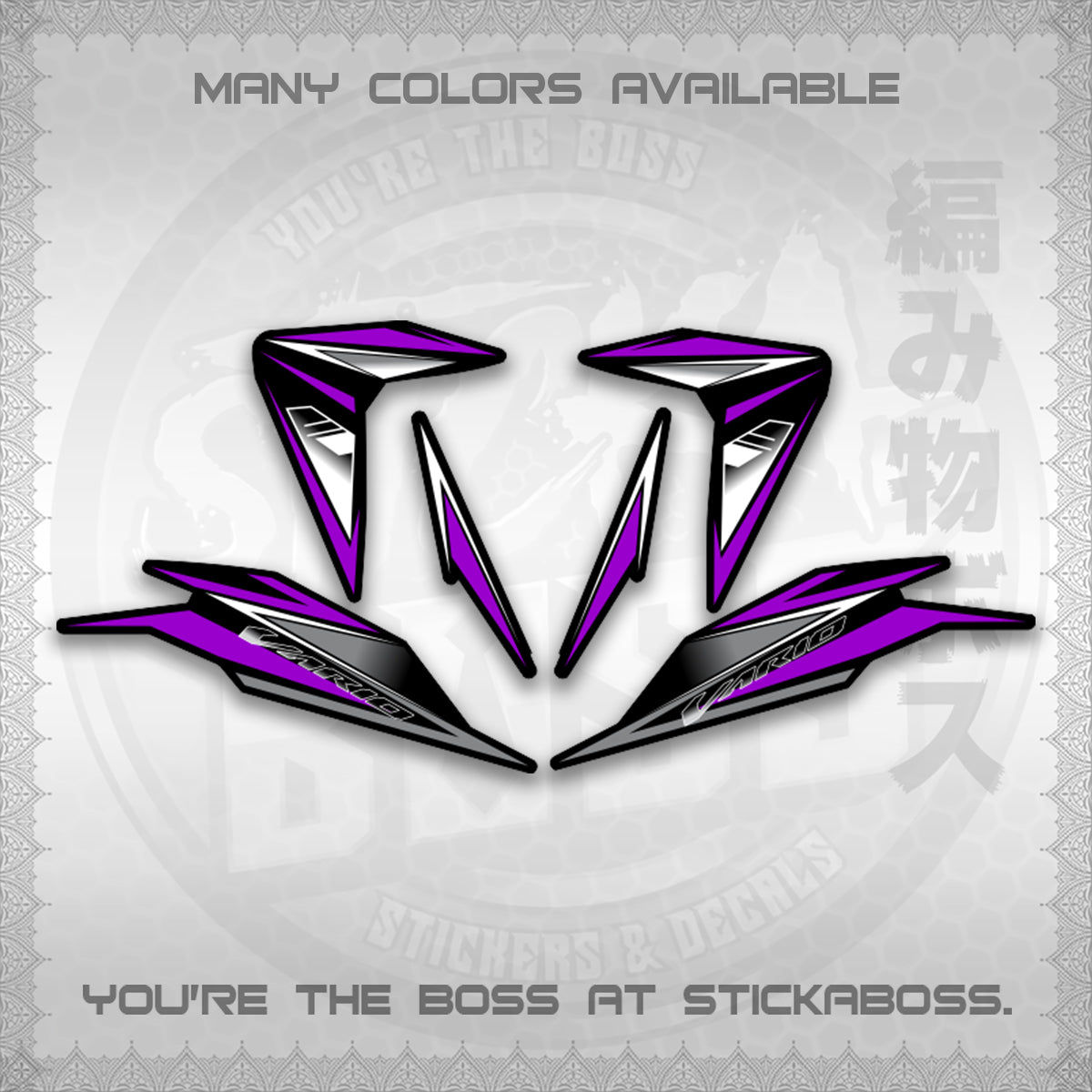 CLICK 125 V3 INDO CONCEPT ( SLASH BLADE VARIO ) STICKER DECALS By STICKABOSS