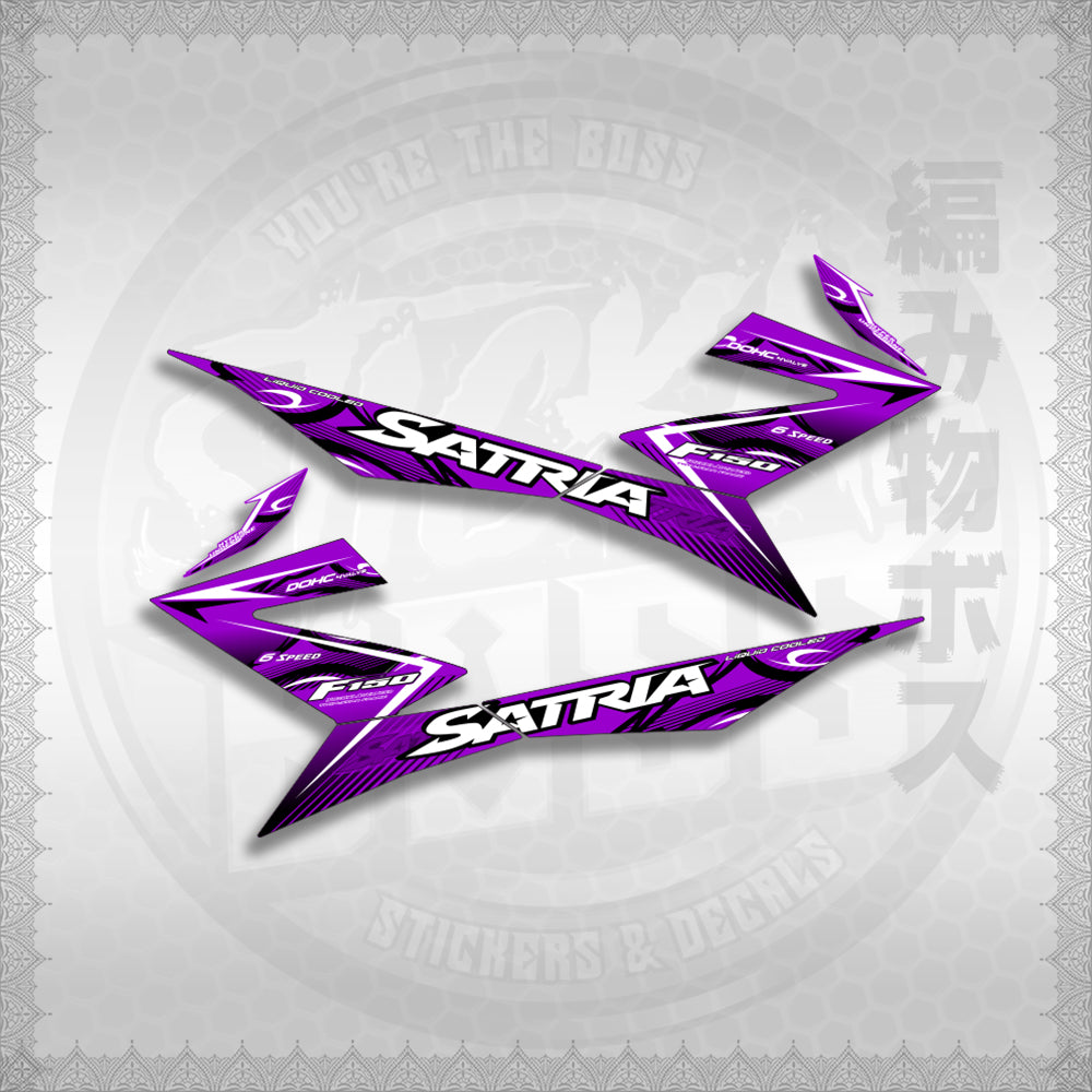 STICKER DECALS for RAIDER 150 FI (RFISATHMATH) By STICKABOSS (SOFIE LAMINATED WATERPROOF)