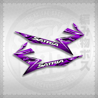 STICKER DECALS for RAIDER 150 FI (RFISATHMATH) By STICKABOSS (SOFIE LAMINATED WATERPROOF)