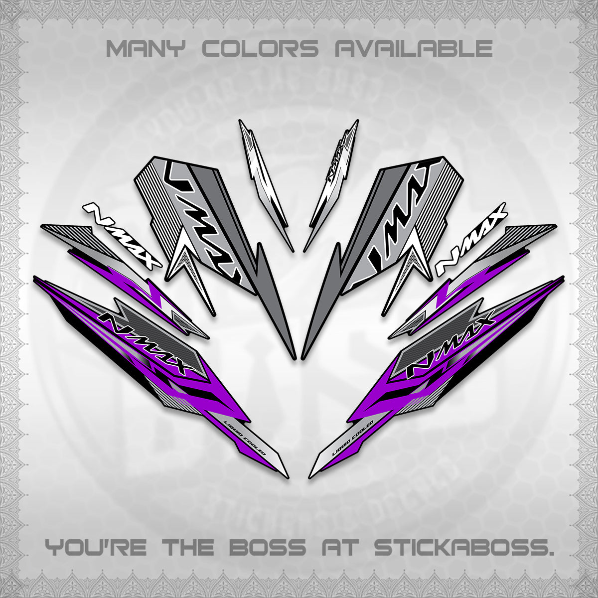NMAX V2 DECALS (2026 VARIO STYLE) STICKER DECALS By STICKABOSS