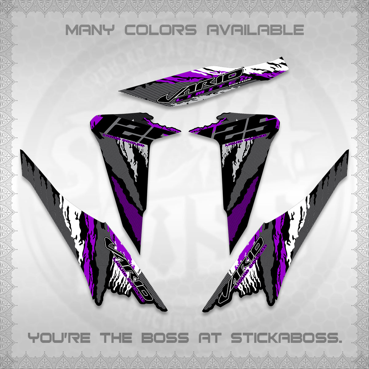 CLICK 125 V2 VARIO DECALS (2022 SPLASH SPECIAL) STICKER KITS BY STICKABOSS