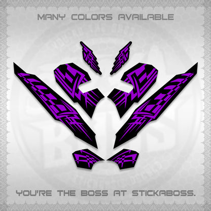 CLICK 125 V3 VARIO INDO-MALAY DECALS (2026 TRIBAL LINES DESIGN) STICKER DECALS By STICKABOSS