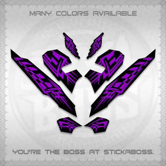 CLICK 125 V3 VARIO INDO-MALAY DECALS (2026 TRIBAL LINES DESIGN) STICKER DECALS By STICKABOSS