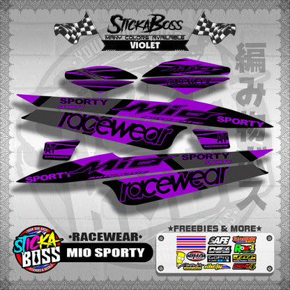 MIO SPORTY DECALS ( RACEWEAR )【WITH FREEBIES】