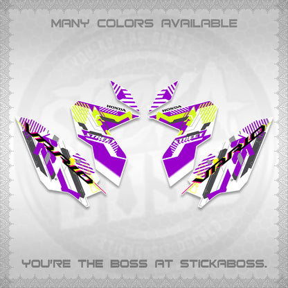 CLICK 125 V3 VARIO FOR WHITE DECALS (2026 STREET STYLE EDITION) STICKER DECALS By STICKABOSS