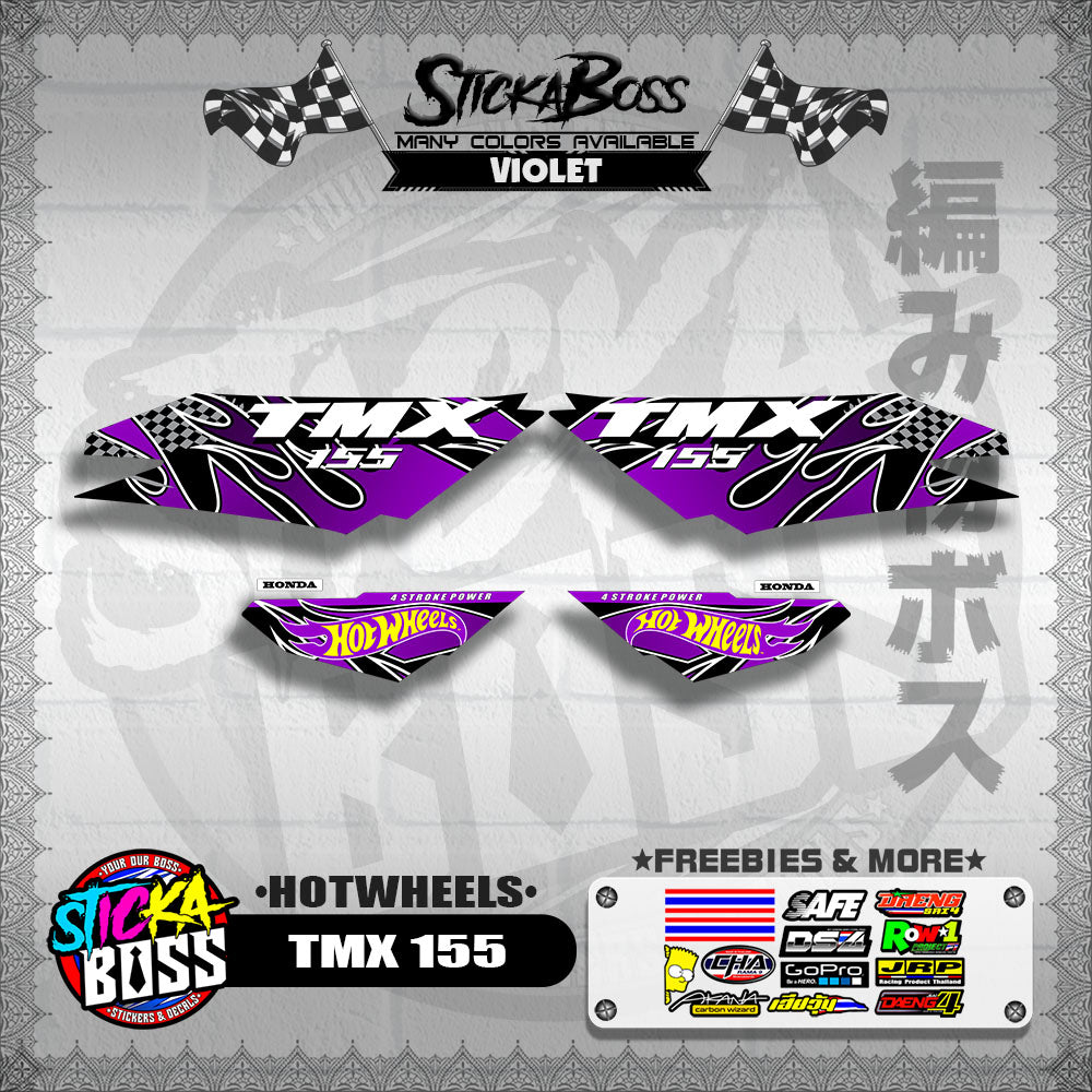 TMX 155 DECALS ( HOTWHEELS )【WITH FREEBIES】