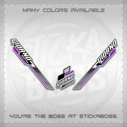 GIORNO DECALS (2026 RACING CAR  PATTERN)STICKER DECALS BY STICKABOSS