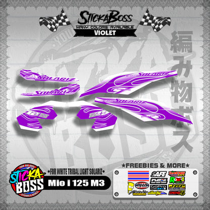 MIO I 125 M3 DECALS ( FOR WHITE TRIBAL LIGHT SOLARIZ )【WITH FREEBIES】