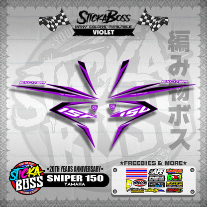 SNIPER 150 DECALS ( 20TH YEARS ANNIVERSARY )【WITH FREEBIES】
