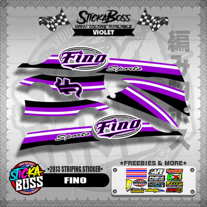 FINO DECALS ( 2013 STRIPING STICKER )【WITH FREEBIES】