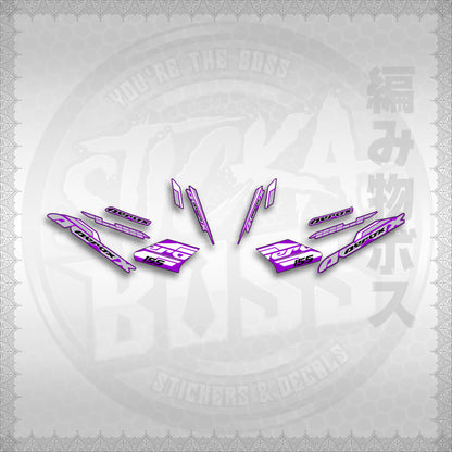 STICKER DECALS for AEROX 155 V1 THAI (AV1BLSI20) By STICKABOSS (SOFIE LAMINATED WATERPROOF)