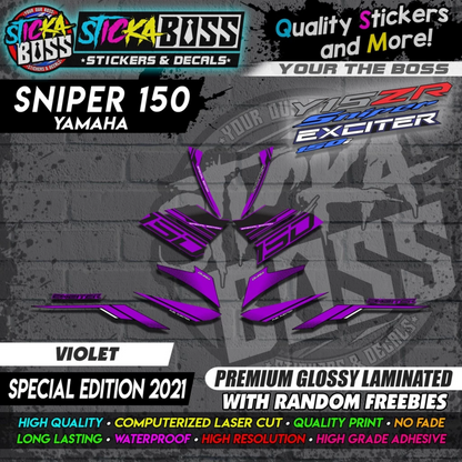 SNIPER 150 Stock Decals ( Special Edition 2021 ) [ MALAYSIAN CONCEPT / EXCITER 150 / Y15ZR ]