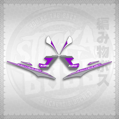 STICKER DECALS for SNIPER 135 MX(S13525EXGP)By STICKABOSS (SOFIE LAMINATED WATERPROOF)