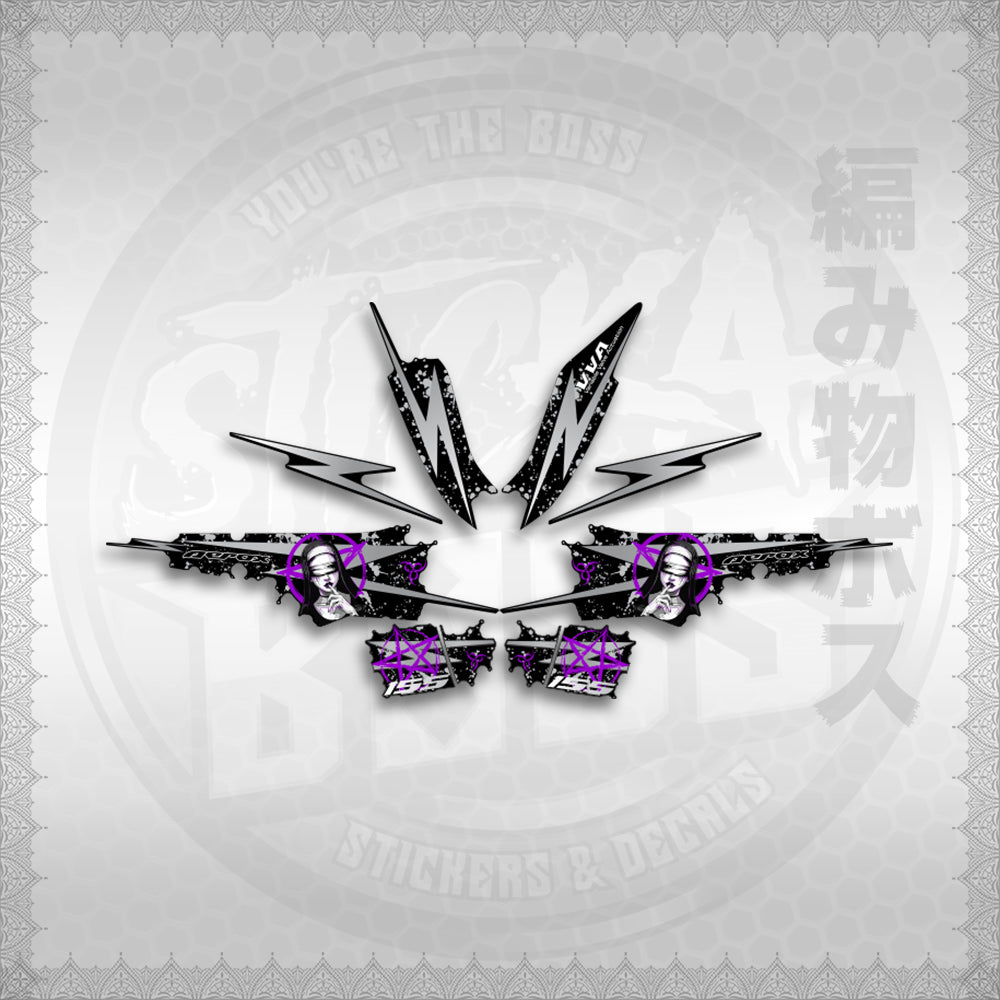 STICKER DECALS for AEROX 155 V2 MALAYSIAN (AV2STLASA) By STICKABOSS (SOFIE LAMINATED WATERPROOF)