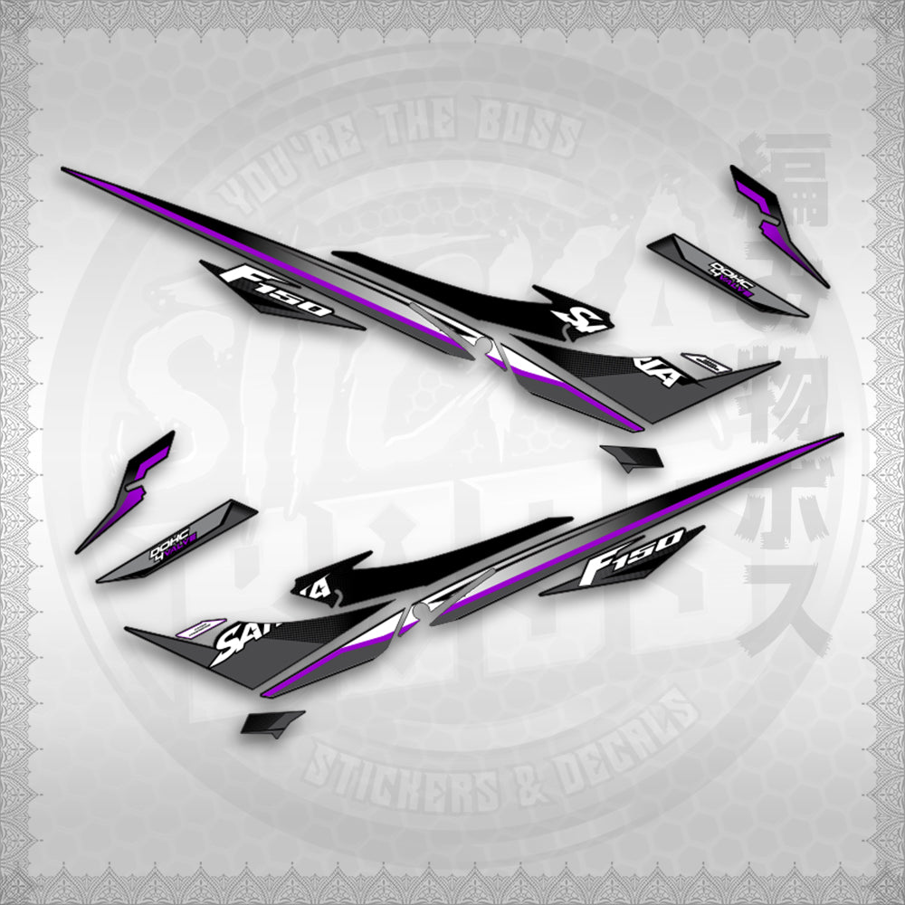 STICKER DECALS for RAIDER 150 REBORN CARB(RRCSATHDE)By STICKABOSS(SOFIE LAMINATED WATERPROOF)