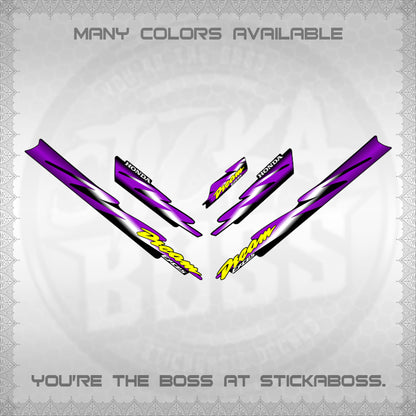 HONDA DREAM EXCESS STOCK DECALS (001 Design)STICKER DECALS By STICKABOSS (Copy)