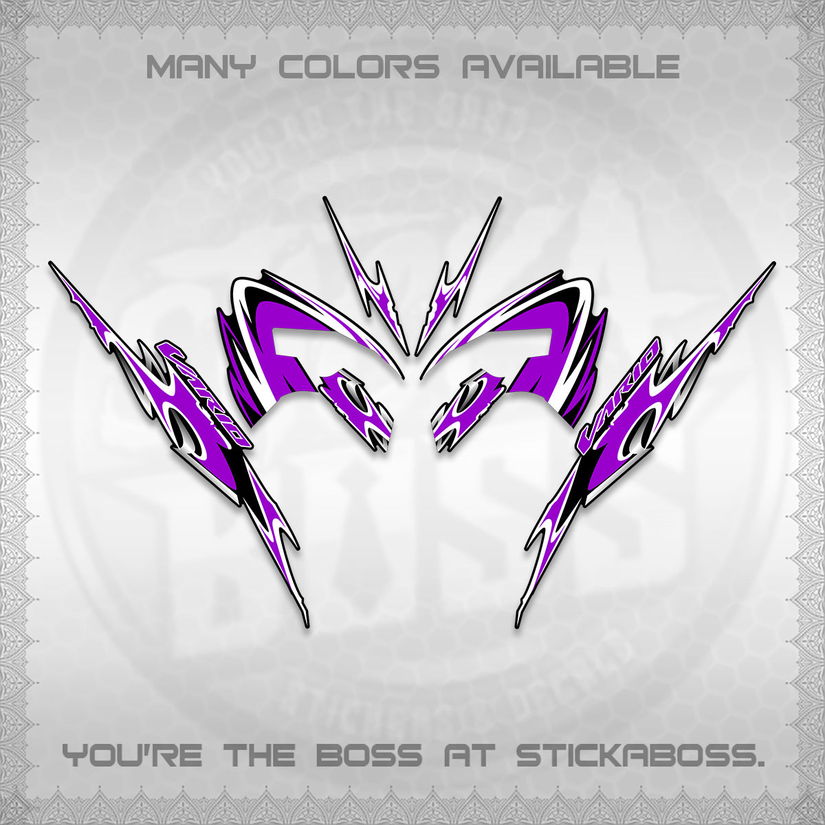 CLICK 125 V3 VARIO STRIPING DECALS (2026 NEW LED DESIGN) STICKER KITS By STICKABOSS