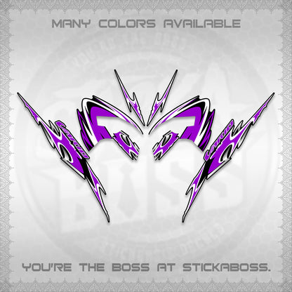 CLICK 125 V3 VARIO STRIPING DECALS (2026 NEW LED DESIGN) STICKER KITS By STICKABOSS