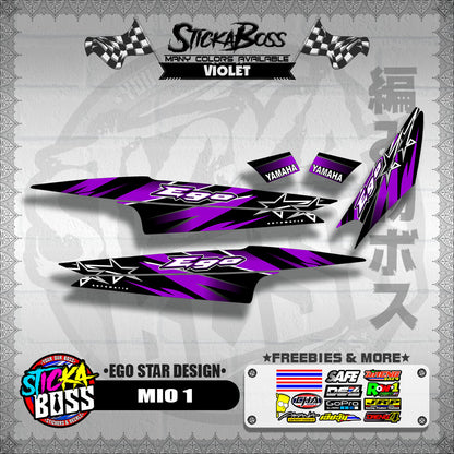 MIO 1 DECALS ( EGO STAR DESIGN )【WITH FREEBIES】