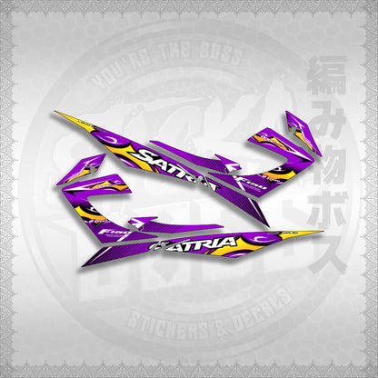 STICKER DECALS for RAIDER 150 REBORN CARB (RRCTHMATH01) By STICKABOSS (SOFIE LAMINATED WATERPROOF)