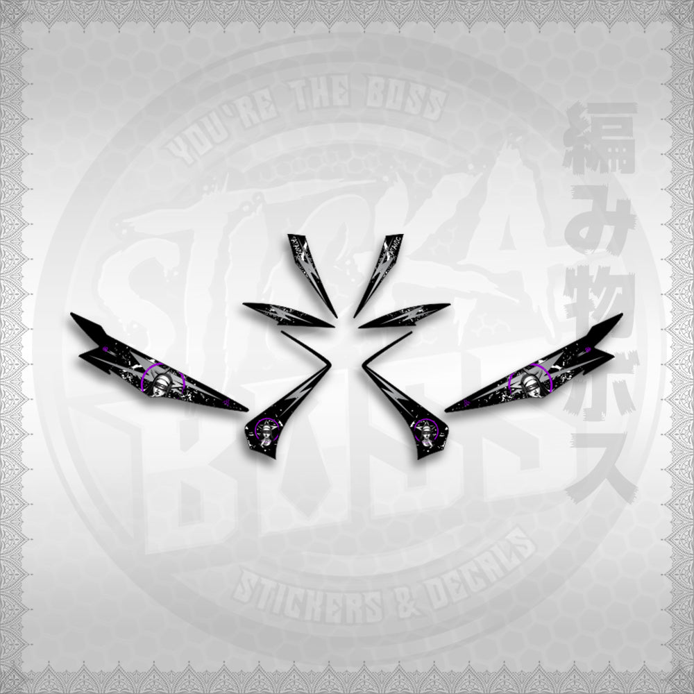 STICKER DECALS for MIO SOUL I CARB MALAYSIAN (MSILASA) By STICKABOSS (SOFIE LAMINATED WATERPROOF)