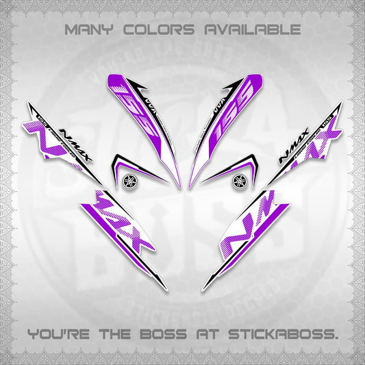 NMAX V1 THAI FOR WHITE DECALS (2020 DESIGN) STICKER DECALS By STICKABOSS