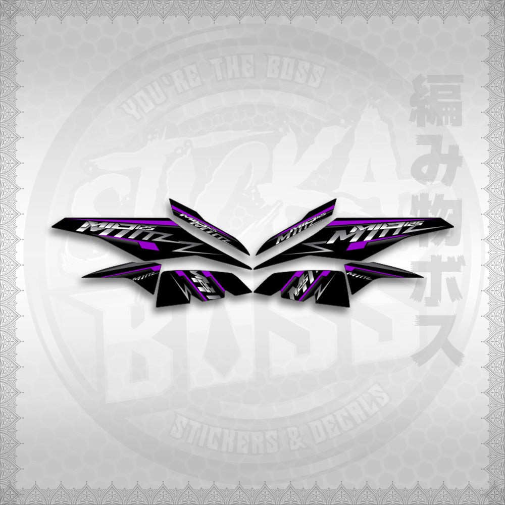 STICKER DECALS for MIO I 125 M3 INDO (MIRSTMIZ) By STICKABOSS (SOFIE LAMINATED WATERPROOF)