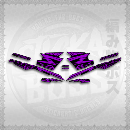 STICKER DECALS for AEROX V3 ALPHA TURBO INDO (AV314ARV9SE) By STICKABOSS (SOFIE LAMINATED WATERPROOF)