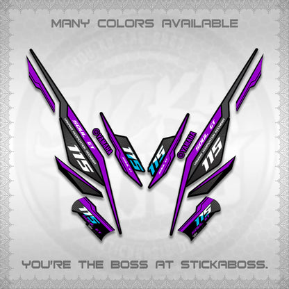 MIO SOUL I 115 GT INDO DECALS (0002 DESIGN)STICKER DECALS By STICKABOSS