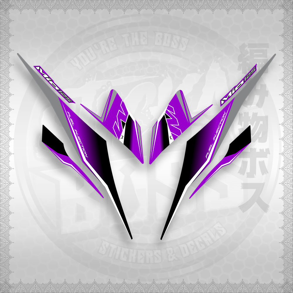 STICKER DECALS for MIO I 125 M3 (MIISTMO) By STICKABOSS (SOFIE LAMINATED WATERPROOF)