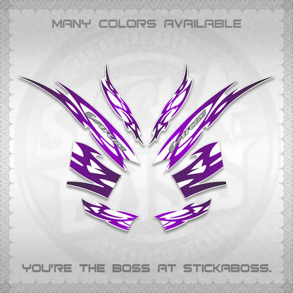 CLICK 125 V2 INDO STRIPING FOR WHITE DECALS (2026 NUSANTARA MOTIF) STICKER DECALS By STICKABOSS