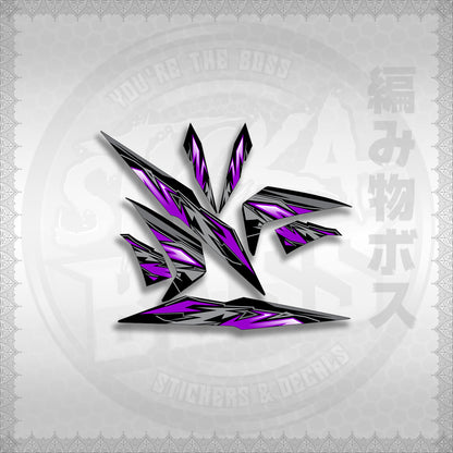 STICKER DECALS for BEAT 110 V2 (BV2INMASTMODE) By STICKABOSS (SOFIE LAMINATED WATERPROOF)