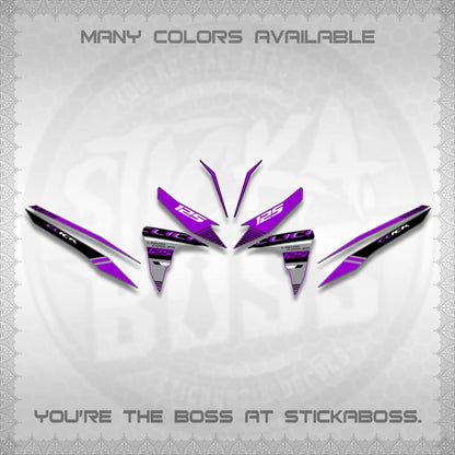 CLICK 125 V2 DECALS (2026 LIQUID COOLED DESIGN)STICKER DECALS BY STICKABOSS