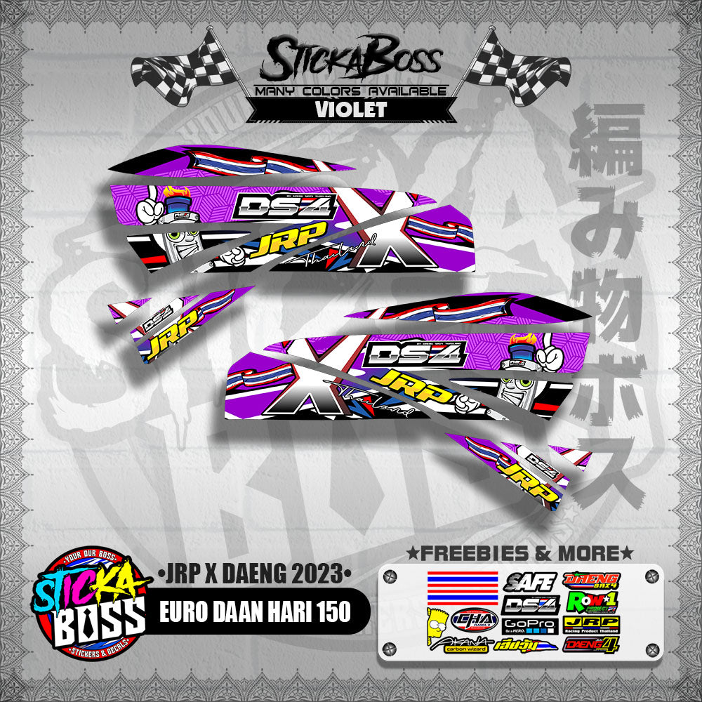 EURO DAAN HARI 150 DECALS ( JRP X DAENG 2023 )【WITH FREEBIES】