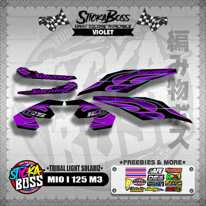 MIO I 125 M3 DECALS ( TRIBAL LIGHT SOLARIZ )【WITH FREEBIES】