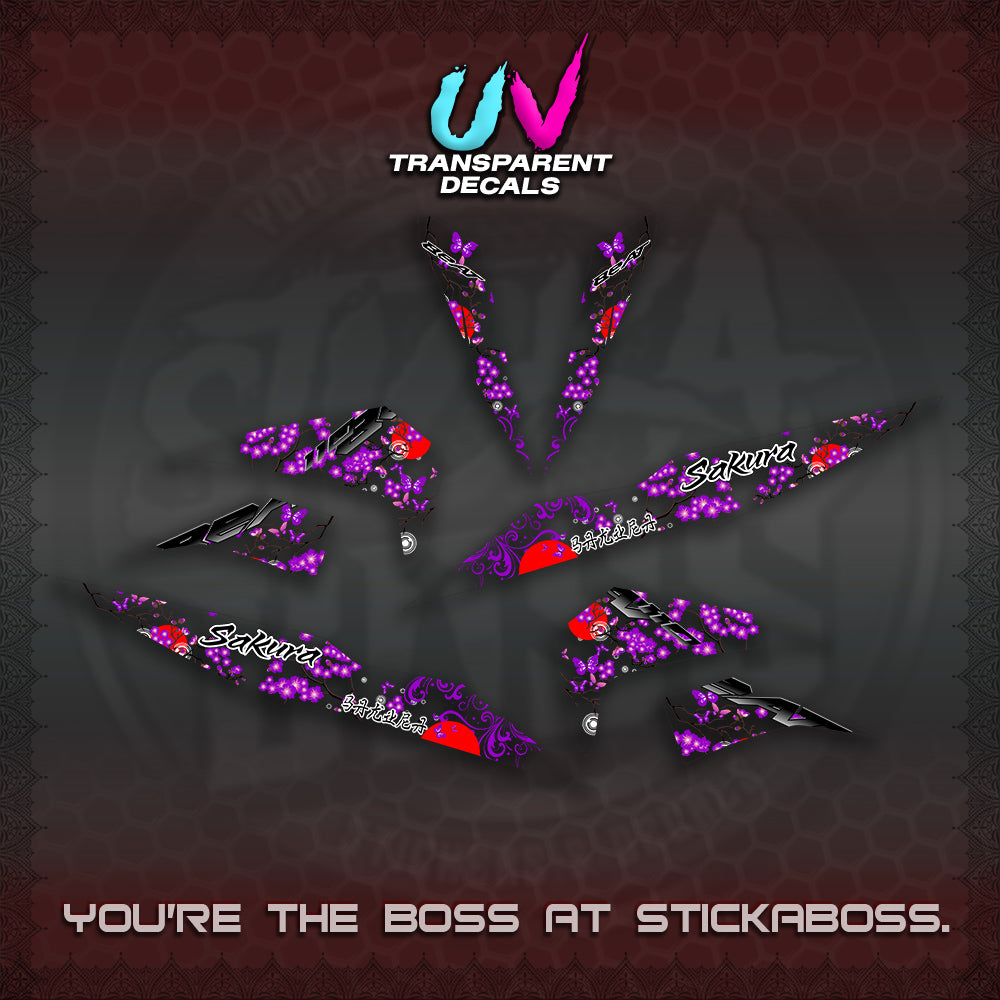 BEAT V2 UV TRANSPARENT INDO DECALS (2026 SAKURA NEW STYLE)STICKER DECALS By STICKABOSS