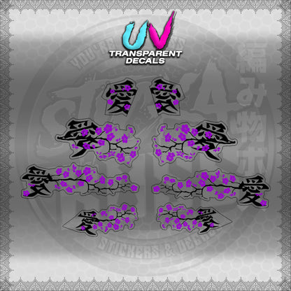 【PREMIUM UV PRINT】TRANSPARENT NMAX V3 TURBO INDO (NV3SAXFLR)【WITH FREEBIES】